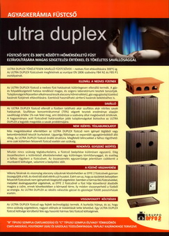 Gruppoeffe Ultraduplex kémény kerámia füstcső rendszer